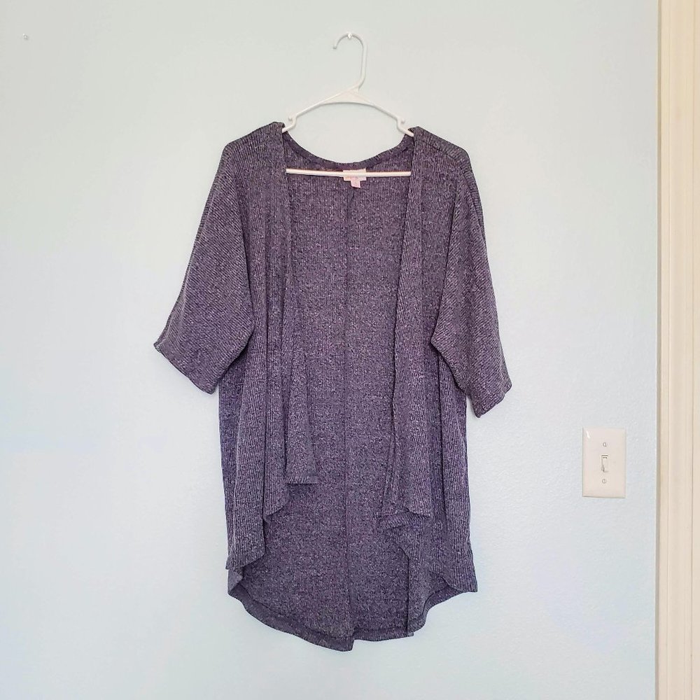LuLaRoe Blue Cardigan, small